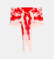 Foulard losange Avana coton bio Galeries Lafayette