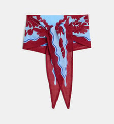 Foulard losange Avana coton bio Galeries Lafayette