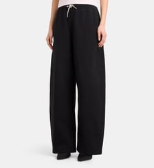 Pantalon jogging large cordons paillettes coton Alexander Wang