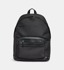 Sac à dos Gaspard nylon et cuir Galeries Lafayette
