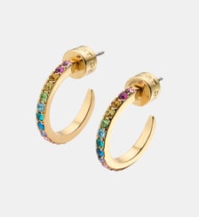 Boucles d'oreilles créoles signature Kurt Geiger London