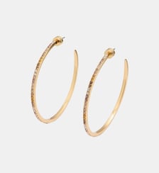 Boucles d'oreilles créoles signature Kurt Geiger London