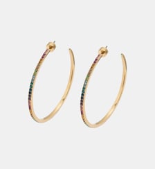 Boucles d'oreilles créoles signature Kurt Geiger London