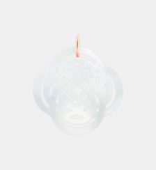 Pendentif - Purity MOP en or rose et nacre blanche Ginette Ny