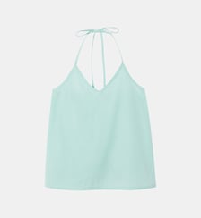 Top fluide sans manches en coton American Vintage