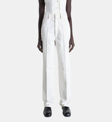 Pantalon droit en coton Lemaire