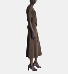 Robe ajustée à manches courtes col bateau Lemaire