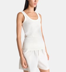 Débardeur Rib Tank ajusté en coton Lemaire
