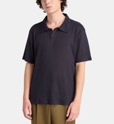 Polo droit Simon en lin Officine Générale