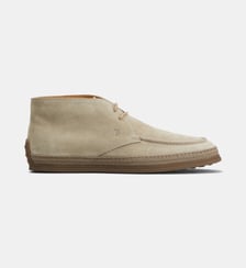 Bottines en cuir velours Tod's