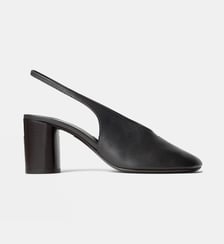 Slingback Glove 80 en cuir Lemaire