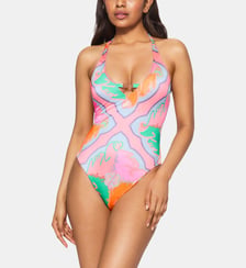 Maillot de bain 1 pièce Kurt à motif Kurt Geiger London