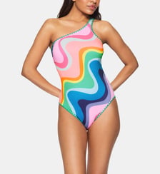 Maillot de bain 1 pièce signature Kurt Geiger London