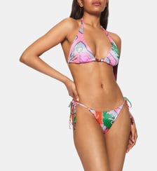Haut de maillot de bain signature Kurt Geiger London
