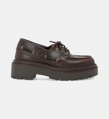 Derbies en cuir Lorena Mellow Yellow