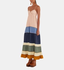 Robe fluide longue fines bretelles Farm Rio