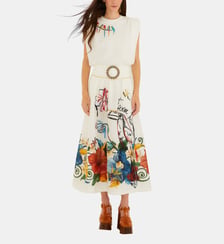 T-shirt ample sans manches en coton Farm Rio
