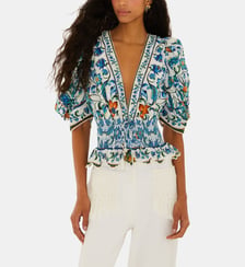 Blouse droite à motif  Farm Rio