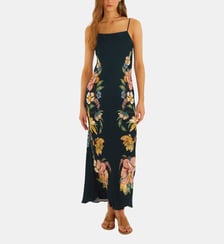 Robe longue fluide Maira à motif Farm Rio
