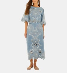 Blouse droite Richelieu Farm Rio
