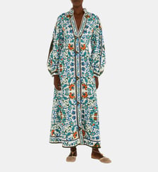 Robe ample longue à motif Farm Rio