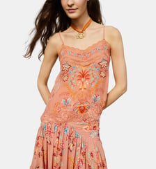 Blouse droite Boho Enchance à motif Farm Rio