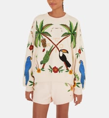 Short droit en coton Farm Rio