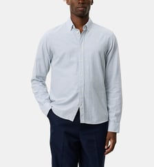 Chemise droite Konrad en coton et lin Les Deux