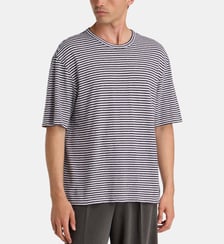 T-shirt droit Elden rayé Officine Générale