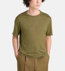 T-shirt droit en lin Officine Générale