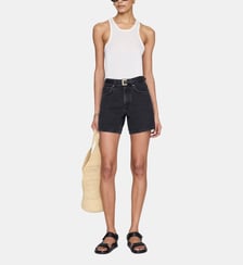 Short Delaney coton denim Anine Bing