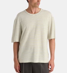 T-shirt droit Elden rayé Officine Générale