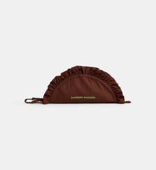 Trousse demi-lune volantée Damson Madder