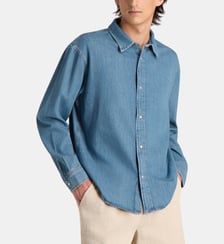 Chemise droite denim Frame