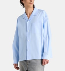 Chemise façon pyjama rayée coton bio Frame