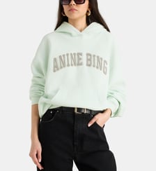 Hoodie Harvey signature coton  Anine Bing