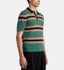 Polo ajouré Mercy à rayures Dries Van Noten
