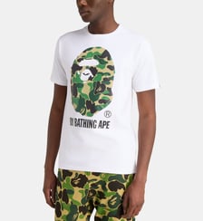 T-shirt droit signature en coton A BATHING APE ®