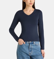 T-shirt à manches longues Jill coton bio Flore Flore