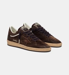 Baskets basses Ballstar en cuir Golden Goose