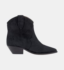 Bottes Dewina en cuir velours Isabel Marant
