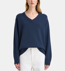 Pull large Unisex V cachemire Galeries Lafayette