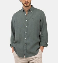 Chemise droite en lin El Ganso