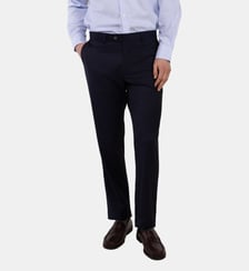 Pantalon de costume droit en laine mélangée El Ganso