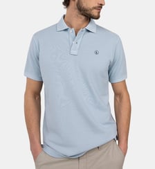 Polo droit en coton signature El Ganso