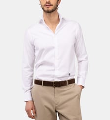 Chemise droite en coton signature El Ganso