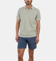 Polo droit en coton fermeture boutonnée El Ganso