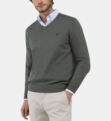 Pull droit col V El Ganso