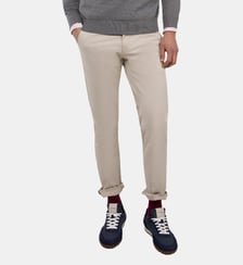 Pantalon chino droit en coton El Ganso