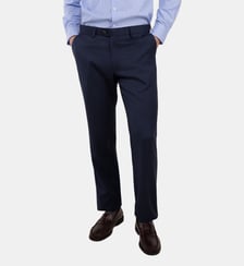 Pantalon de costume droit à motif œil-de-perdrix El Ganso